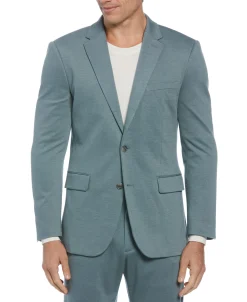 CLEARANCE Slim Fit Two Tone Smart Knit Suit Jacket