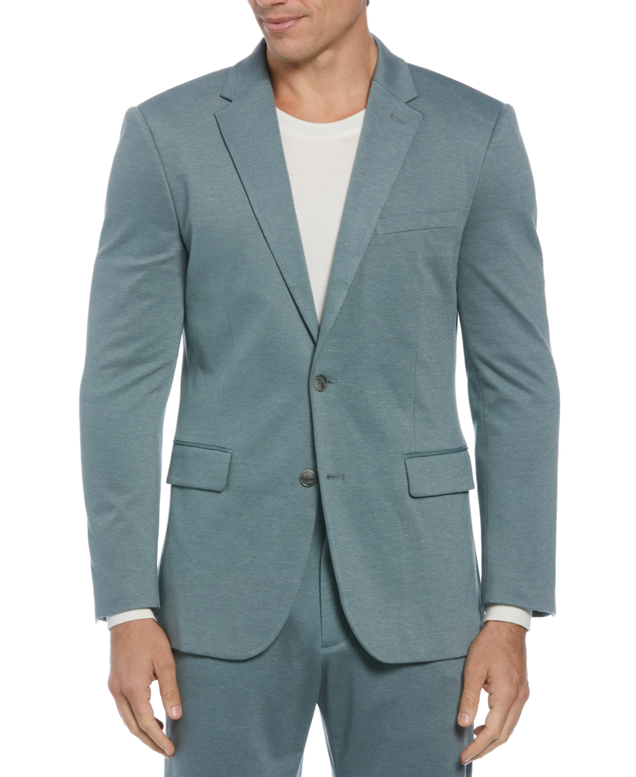 CLEARANCE Slim Fit Two Tone Smart Knit Suit Jacket