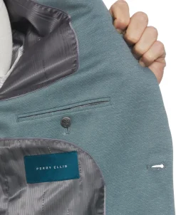CLEARANCE Slim Fit Two Tone Smart Knit Suit Jacket