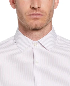 CLEARANCE Total Stretch Pink Stripe Print Shirt