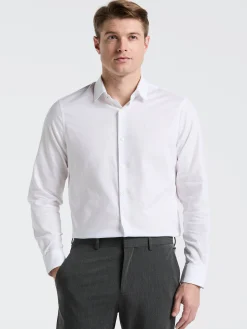Cotton Dobby Untucked Shirt