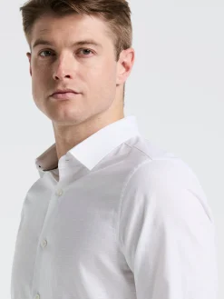 Cotton Dobby Untucked Shirt