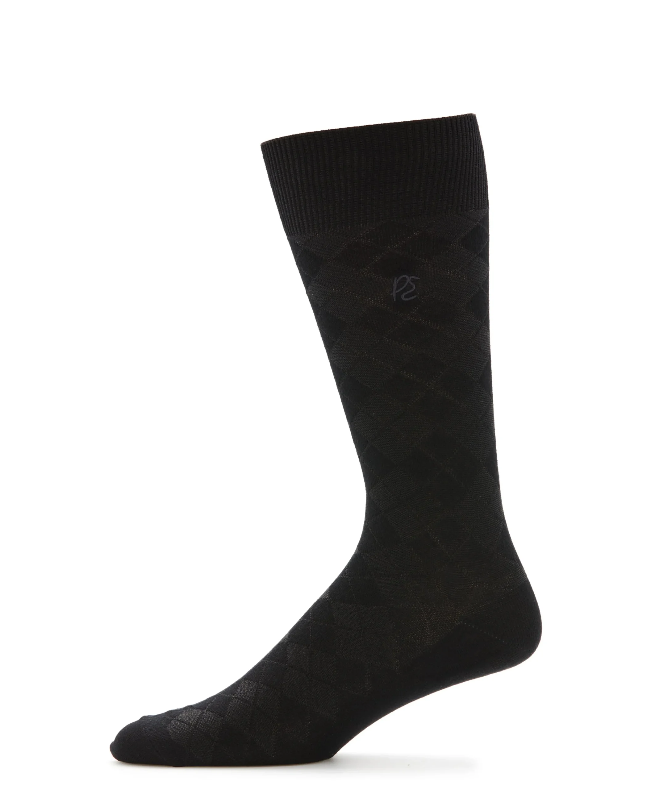 Diamond Stitch Logo Socks