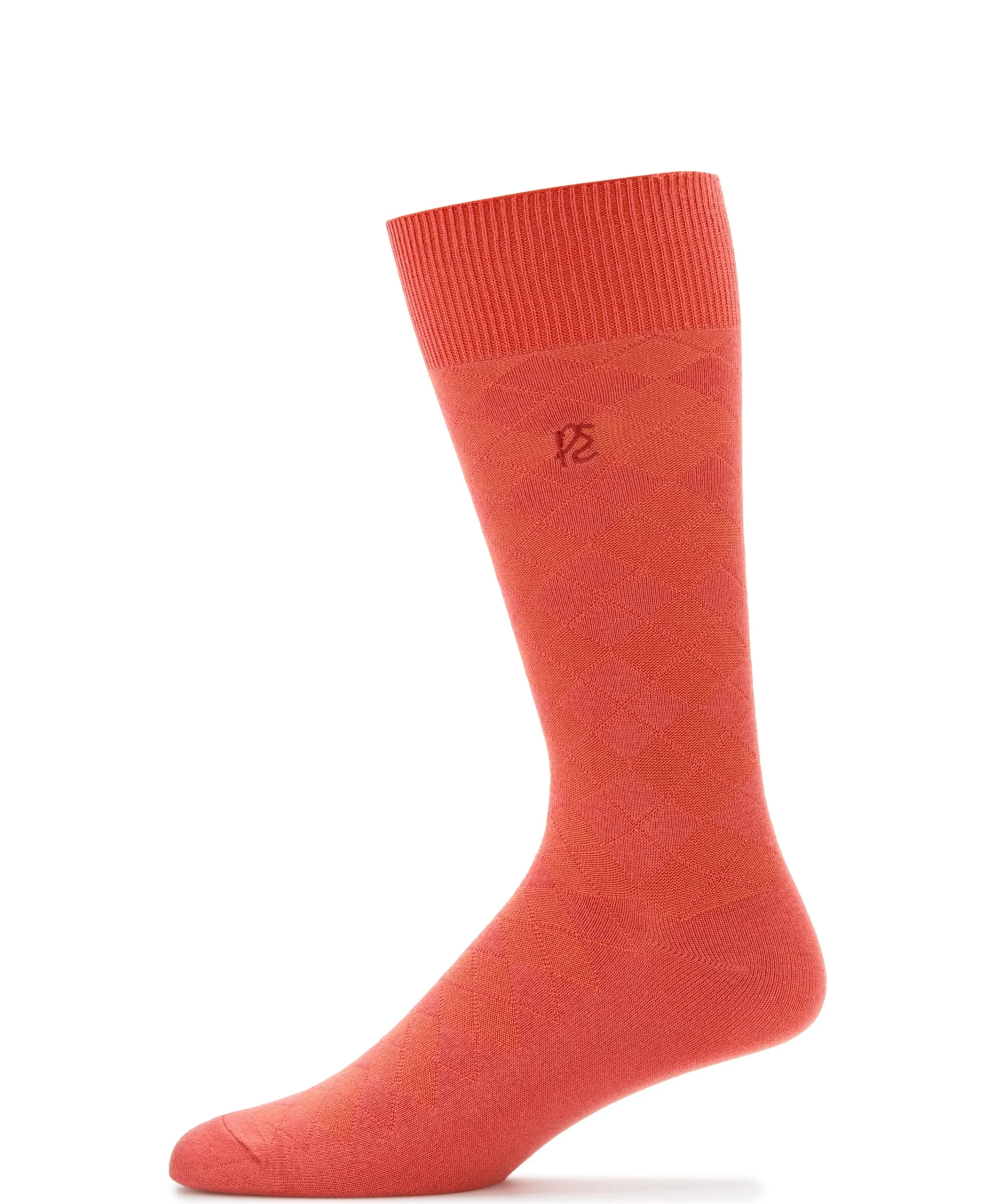 Diamond Stitch Logo Socks
