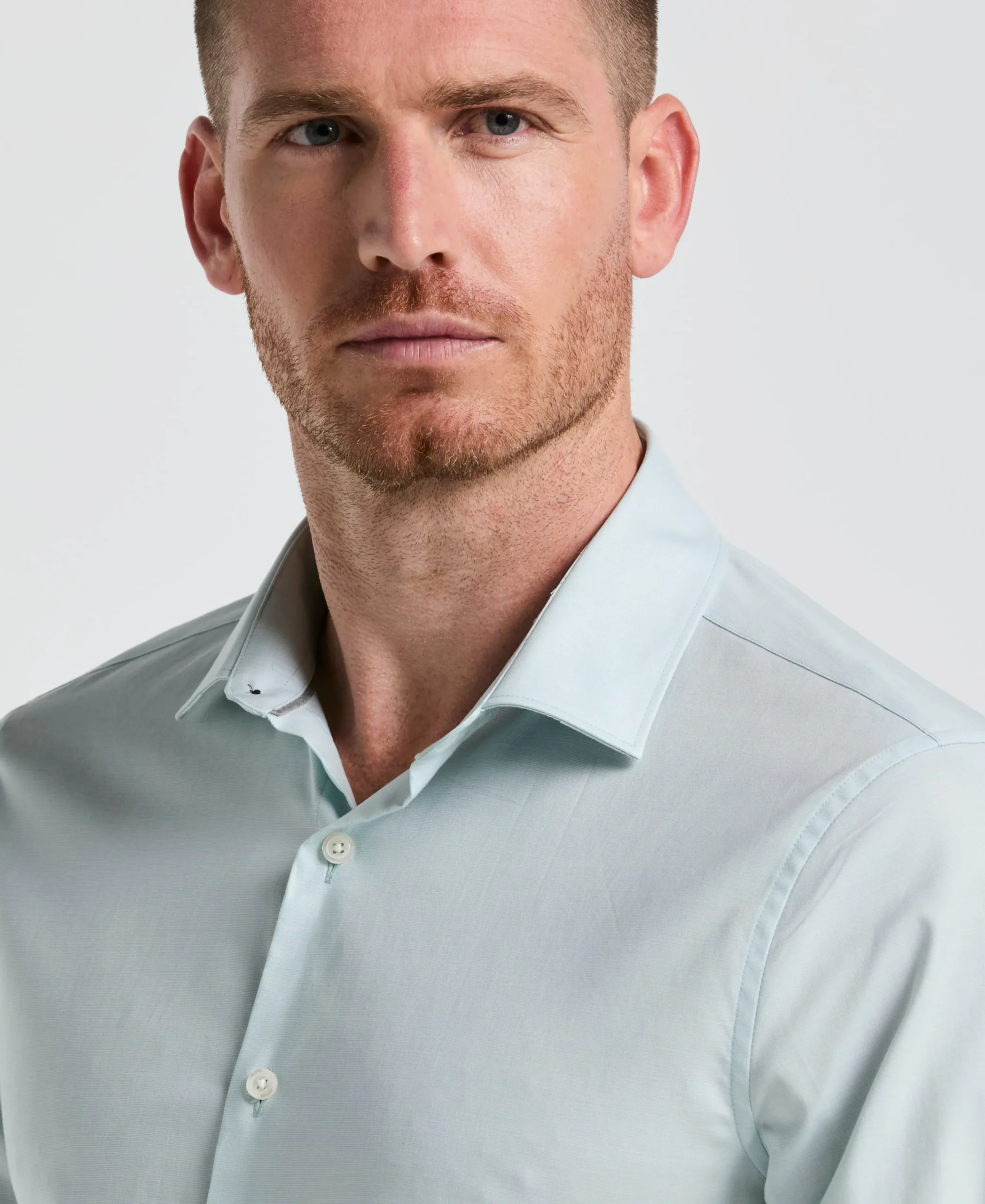 Dobby Cotton Stretch Slim Fit Shirt