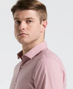 Dobby Cotton Stretch Slim Fit Shirt
