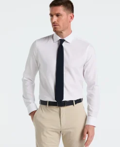 Dobby Micro Diamond Print Dress Shirt