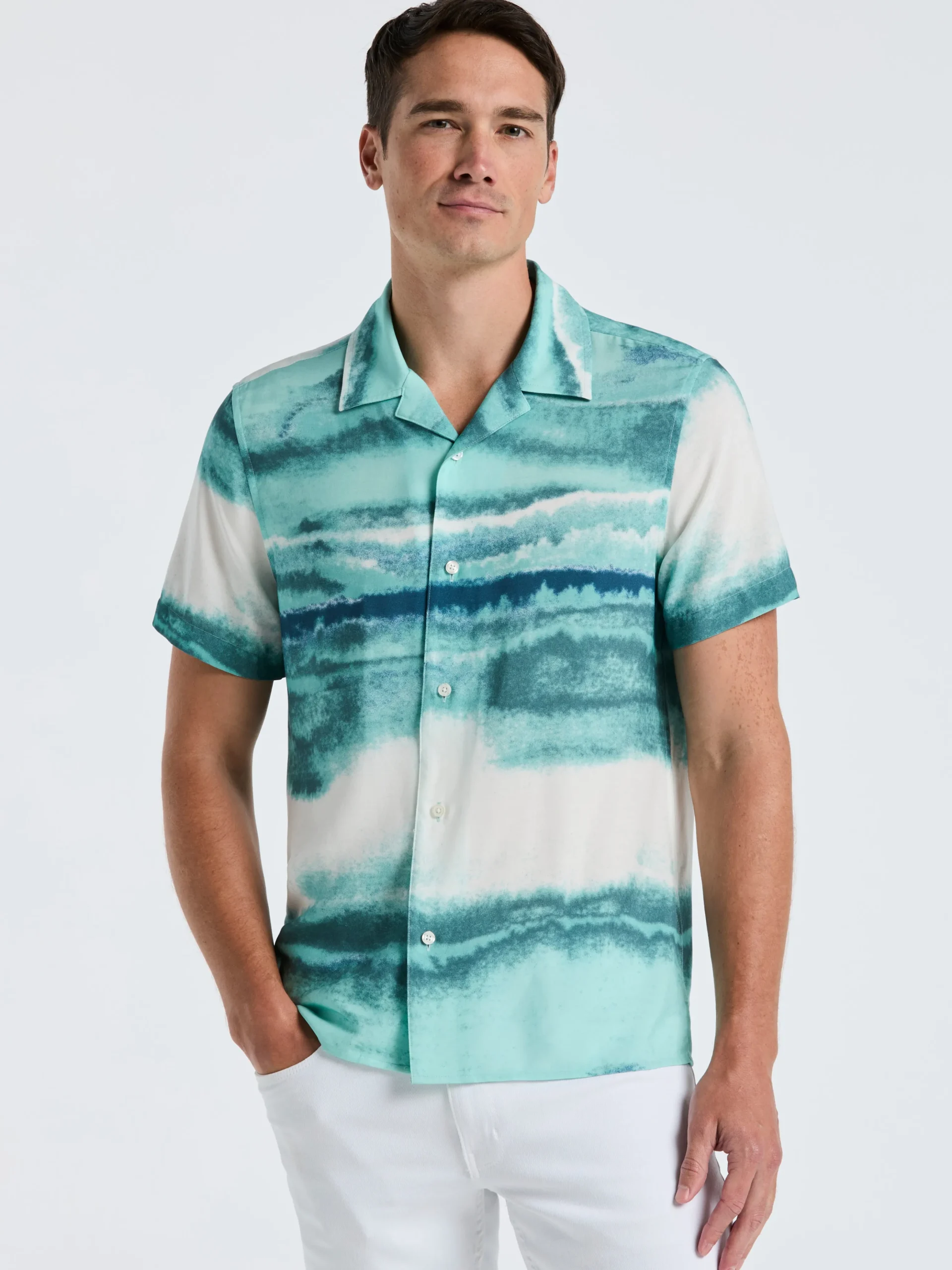 EcoVero™ Wave Print Shirt