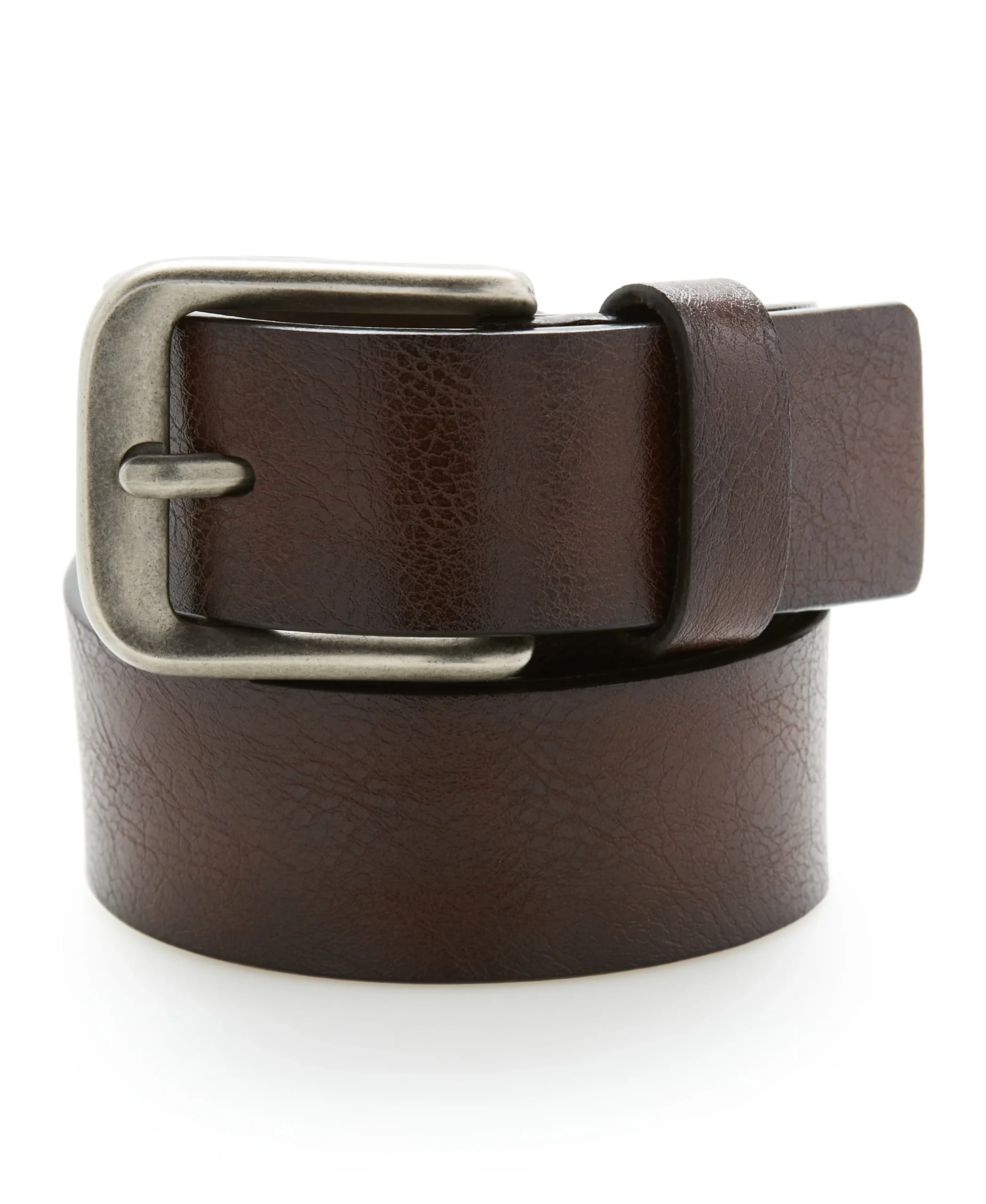 Grained Leather Belt