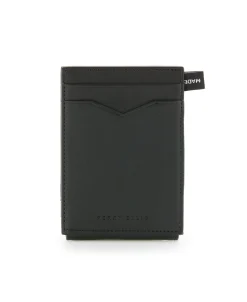 Leather Magnetic Card Case Wallet