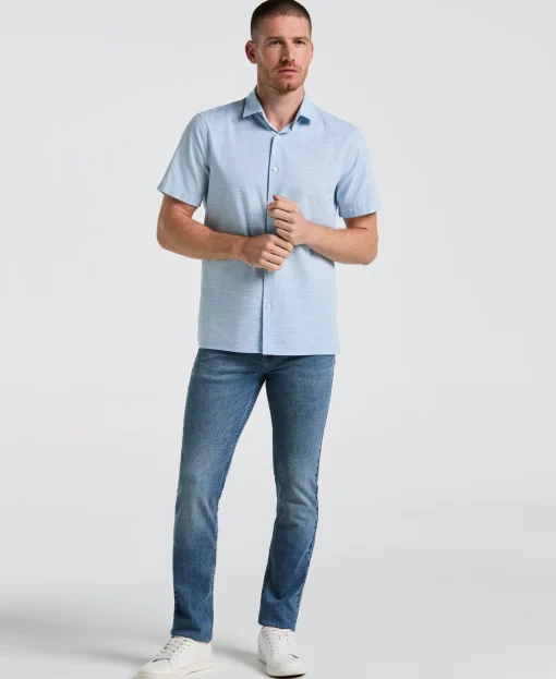 Medium Wash Indigo 5 Pocket Denim Pant
