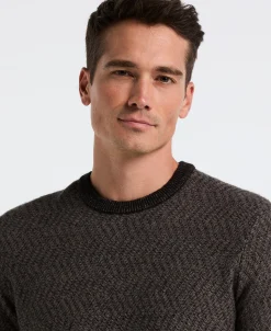 NEW! Herringbone Crew Neck Sweater