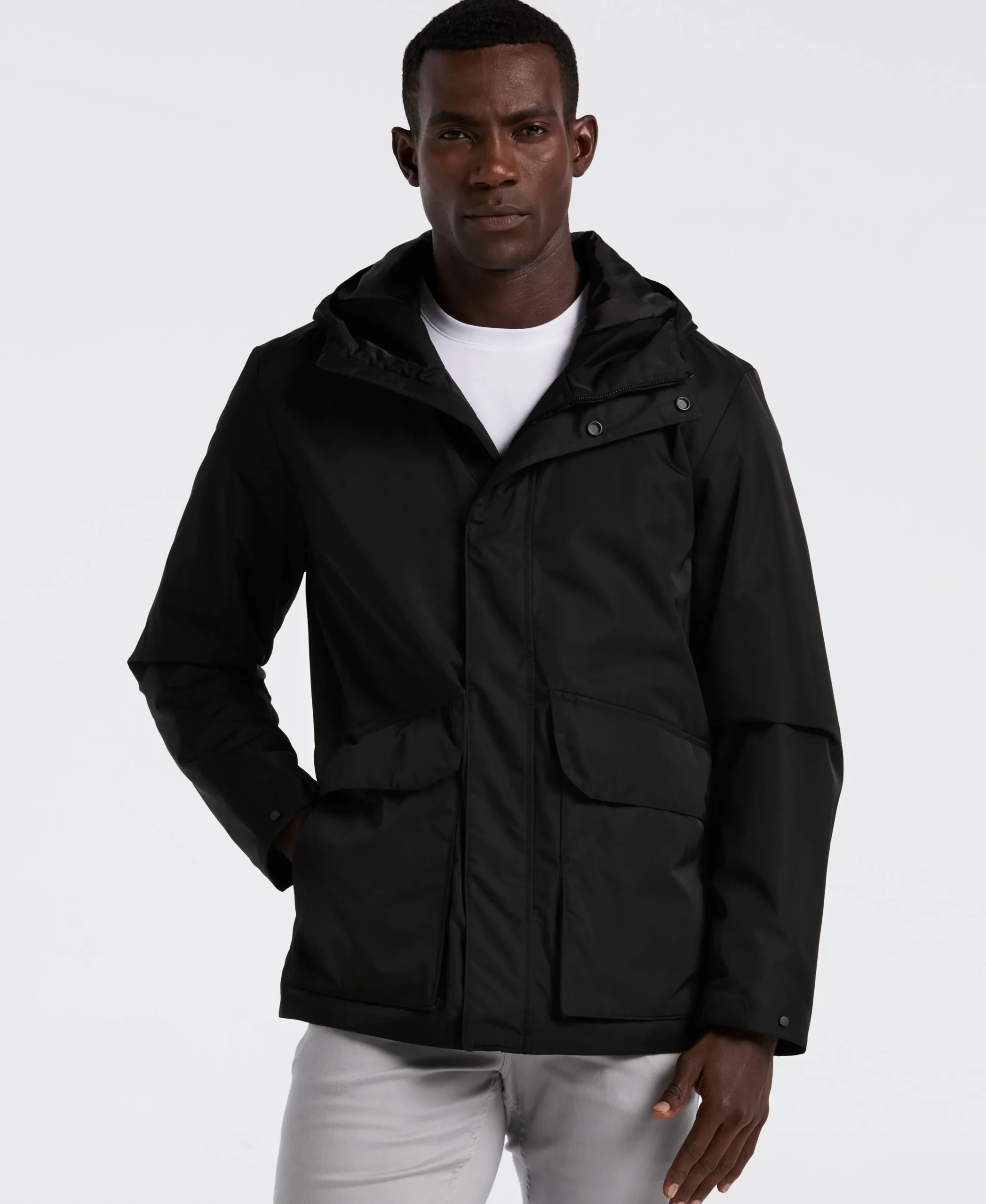 NEW! Plainweave Insulated Hooded Jacket