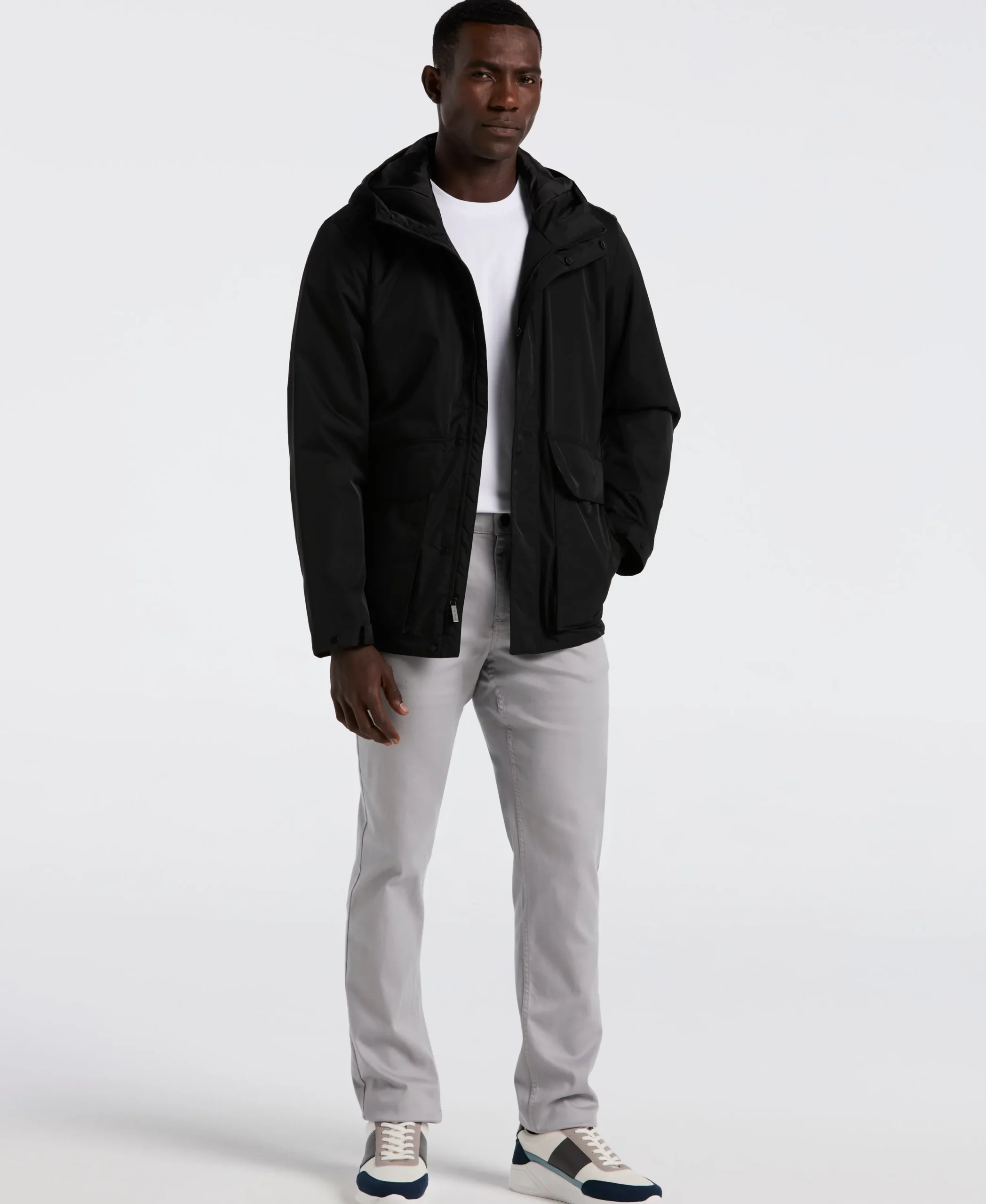 NEW! Plainweave Insulated Hooded Jacket
