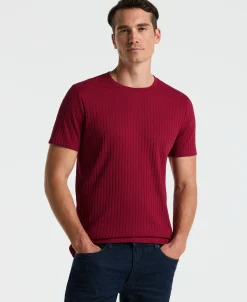 NEW! Ribbed Crew Neck Tee