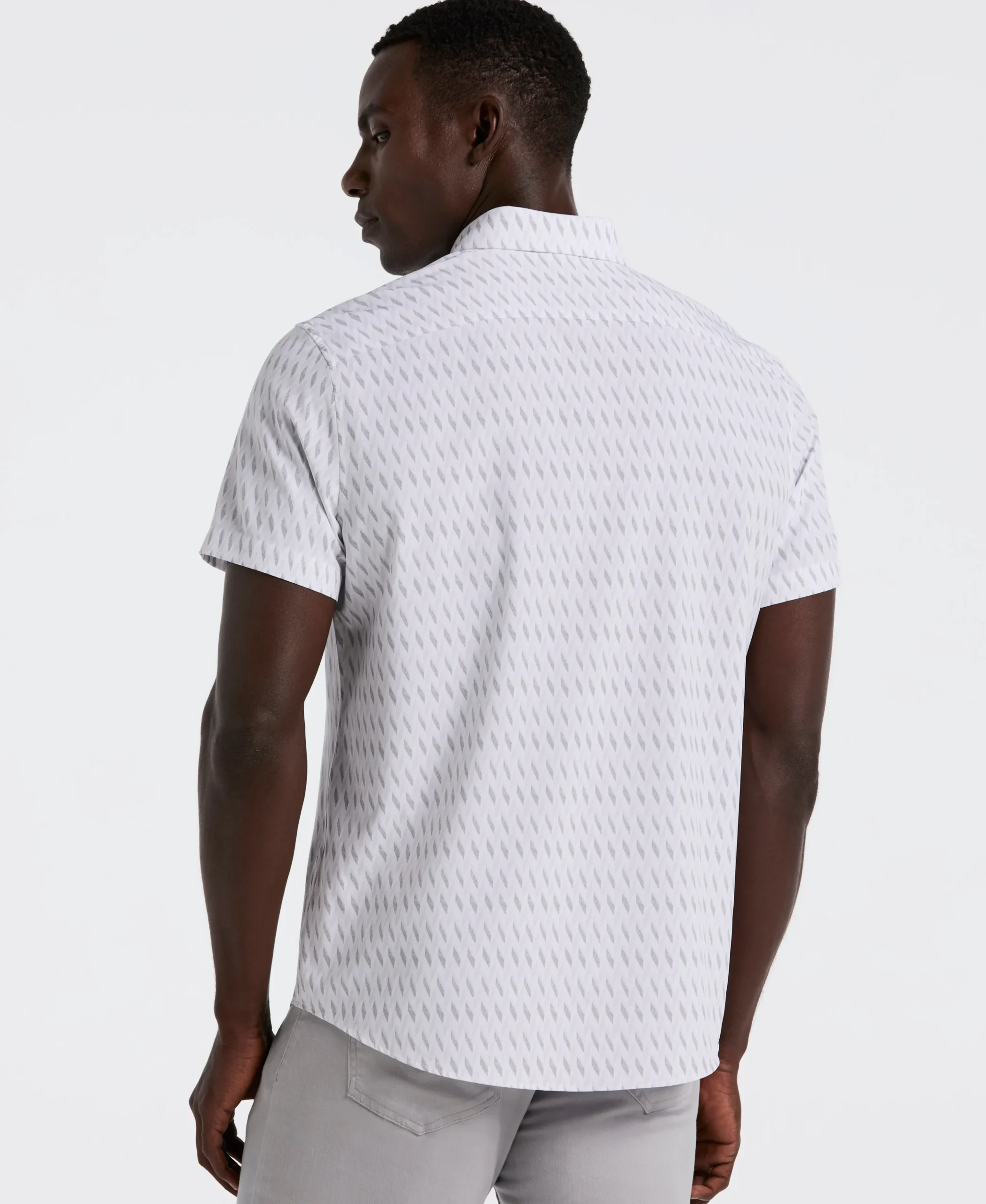 NEW! Slim Fit Geo Print Shirt
