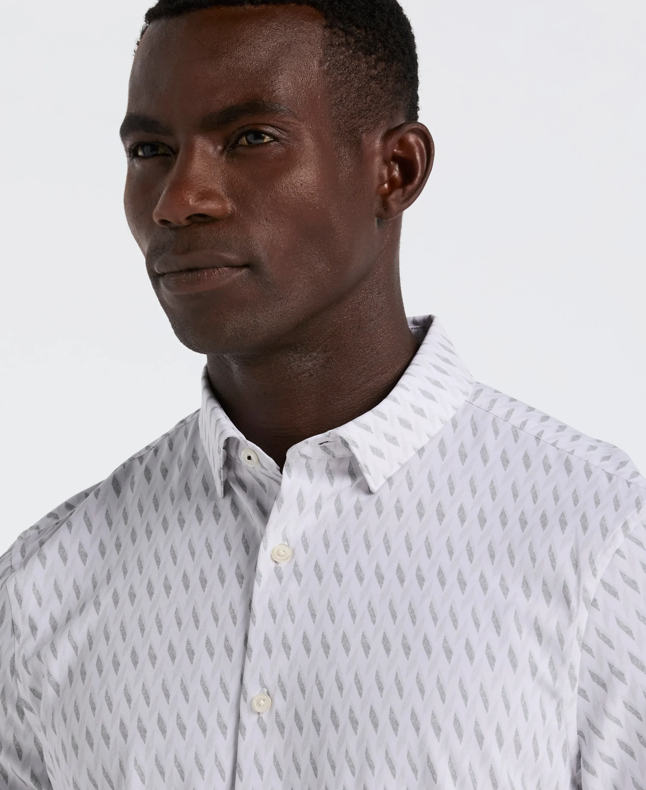 NEW! Slim Fit Geo Print Shirt