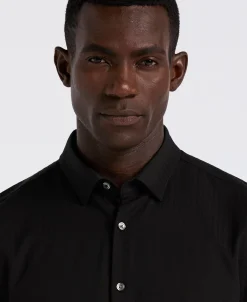 NEW! Slim Fit Ribbed Short Sleeve Shirt