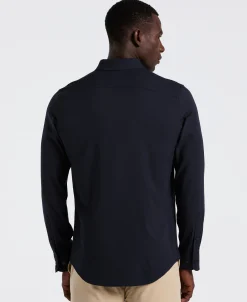 NEW! Slim Fit Ribbed Solid Total Stretch Shirt