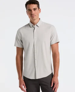 NEW! Slim Fit Total Stretch Solid Shirt