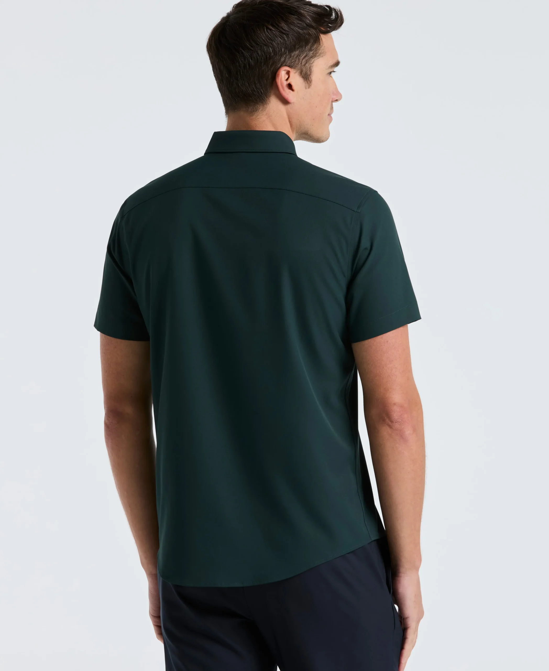 NEW! Slim Fit Total Stretch Solid Shirt