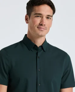 NEW! Slim Fit Total Stretch Solid Shirt