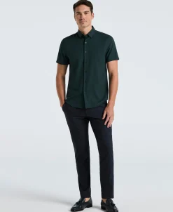 NEW! Slim Fit Total Stretch Solid Shirt