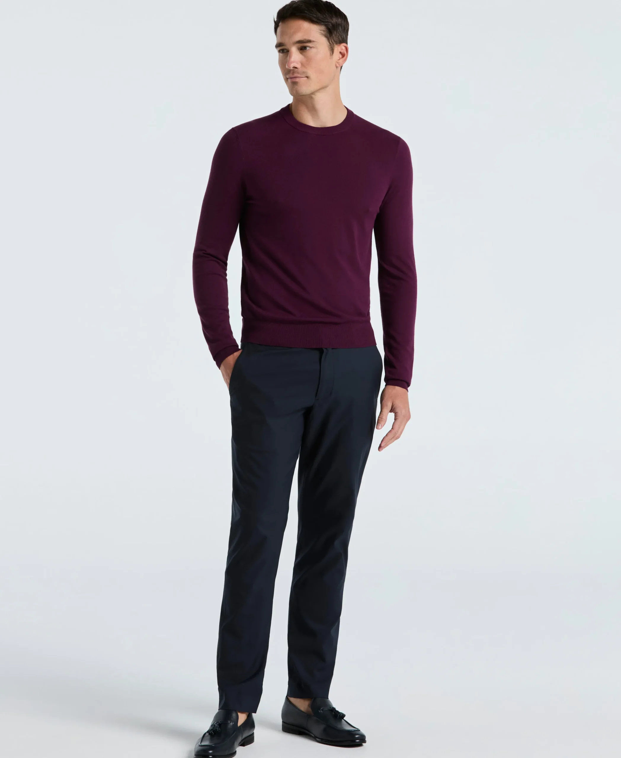 NEW! Tech Knit Crew Neck Sweater