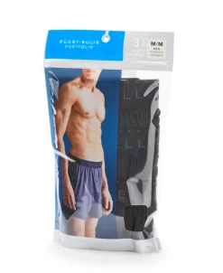 3-Pack Black Solid Luxe Boxer Short