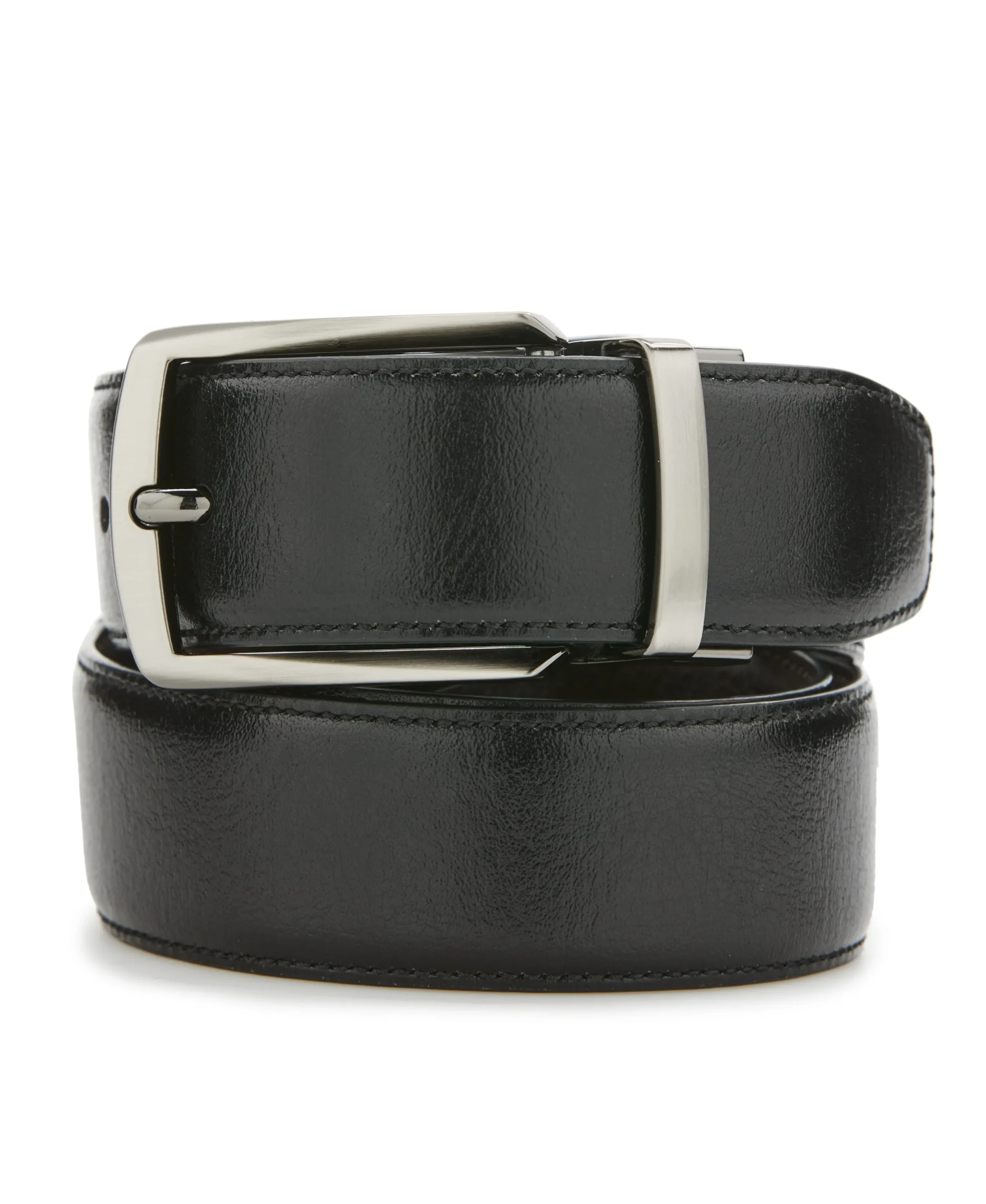 Park Slope Black Leather Belt