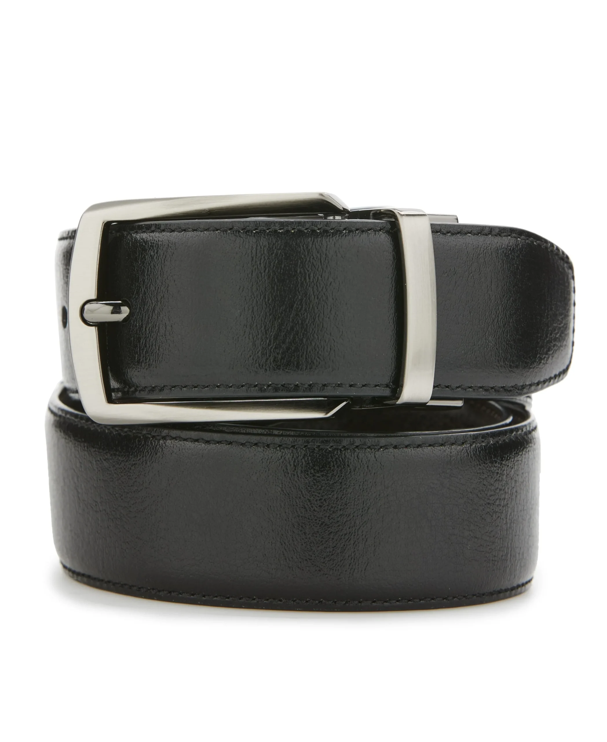 Park Slope Black Leather Belt