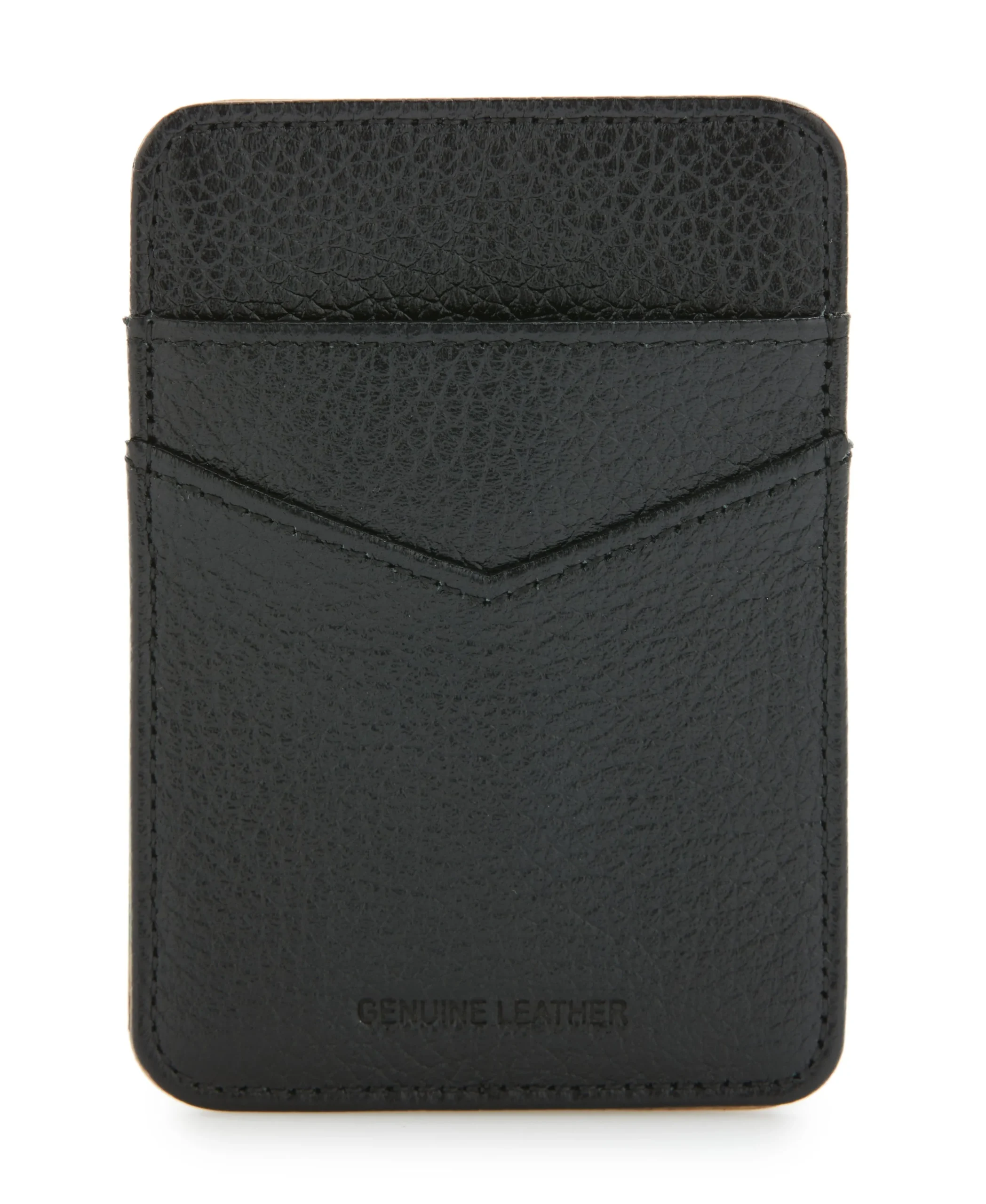 Pebble Leather Phone Card Holder