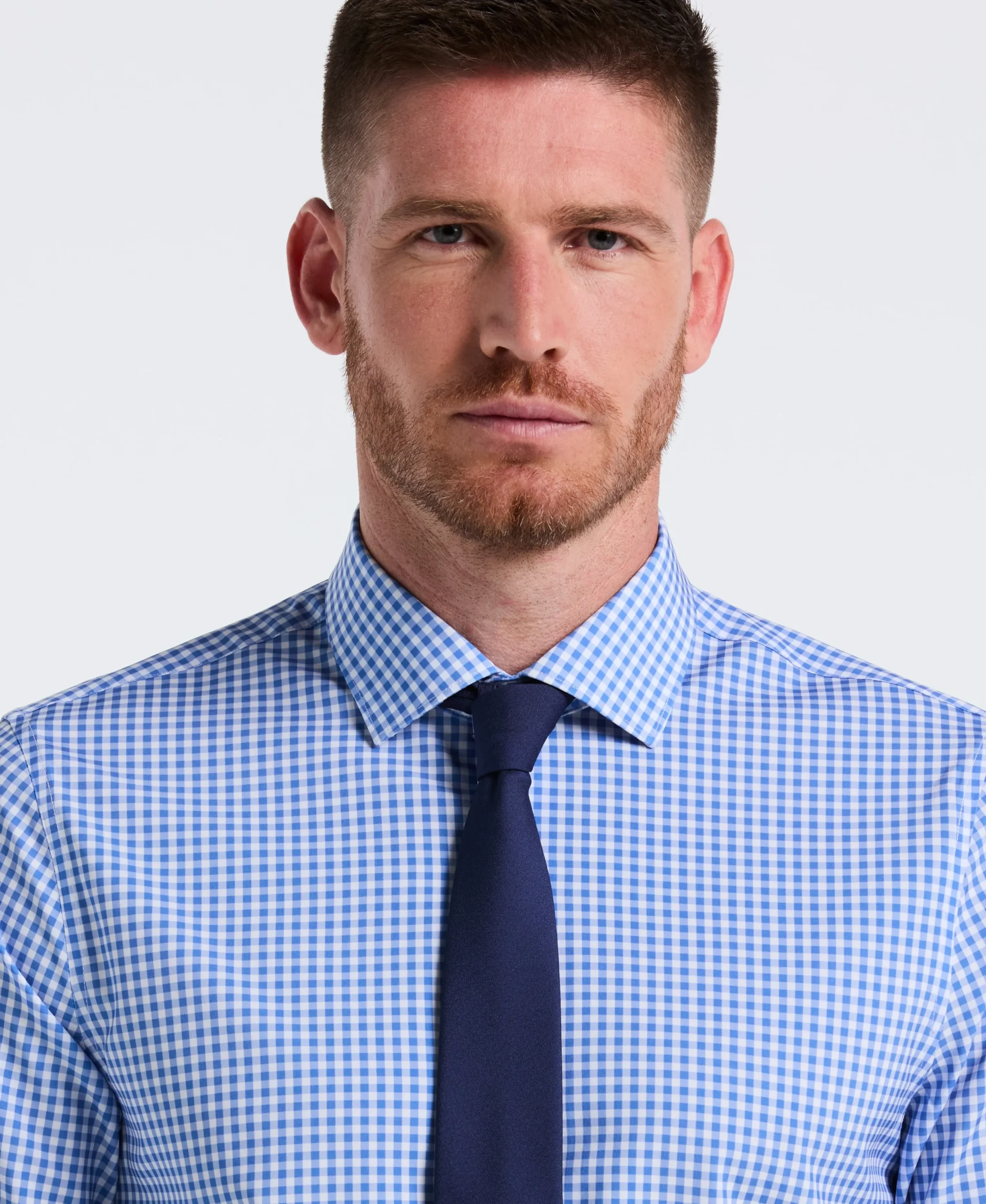 Performance Tech Gingham Print Dress Shirt