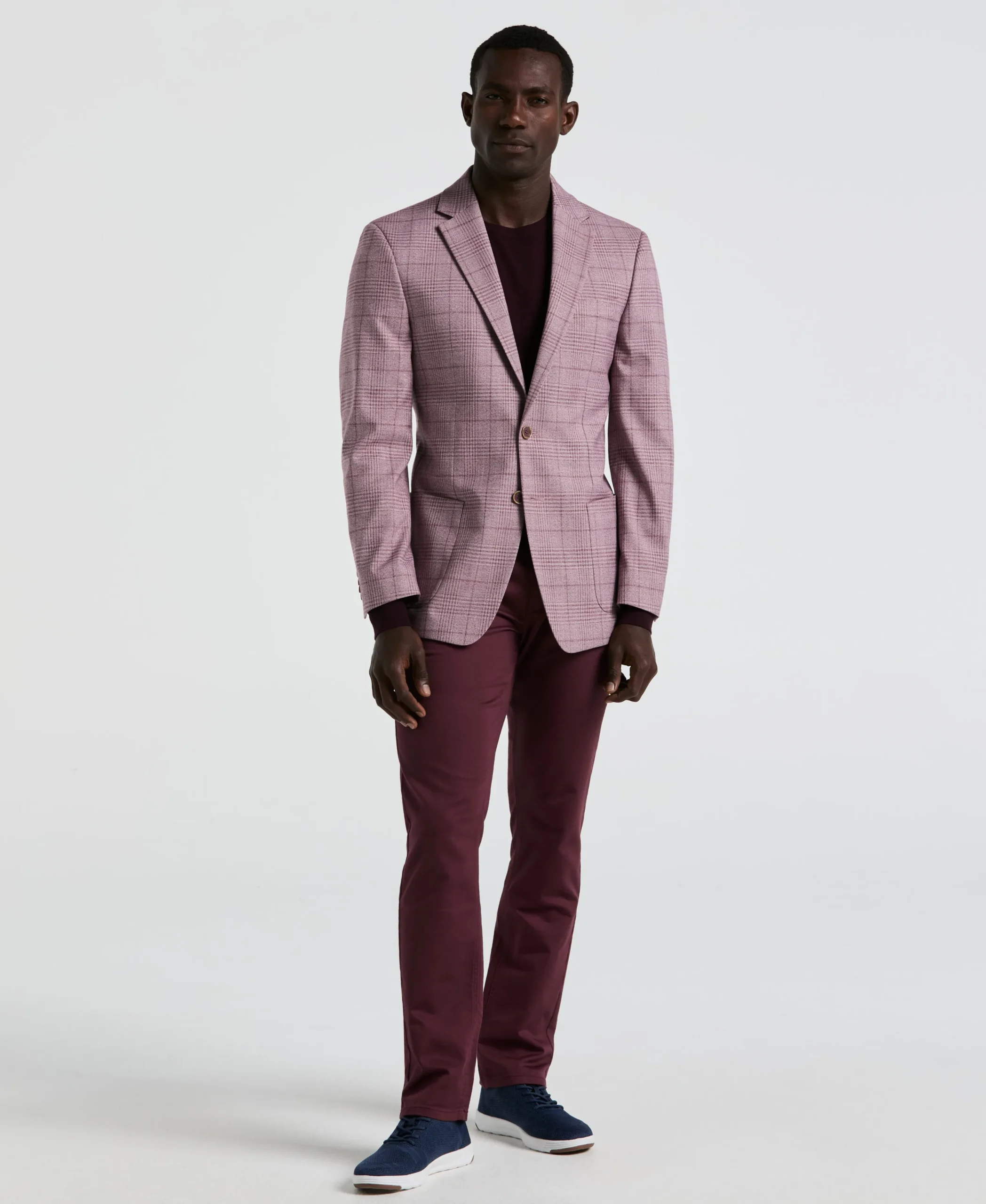 Plaid Print Sports Coat