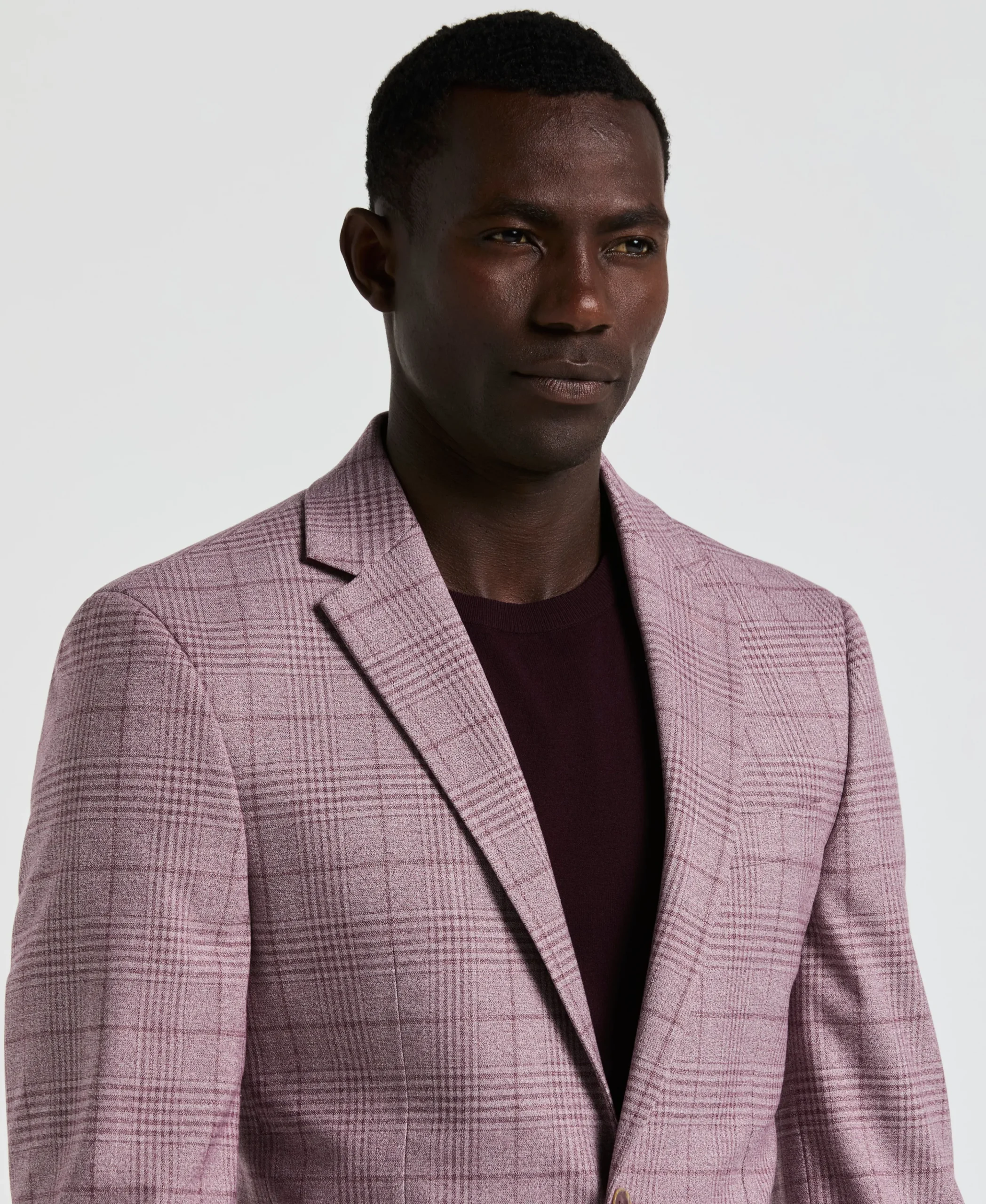 Plaid Print Sports Coat