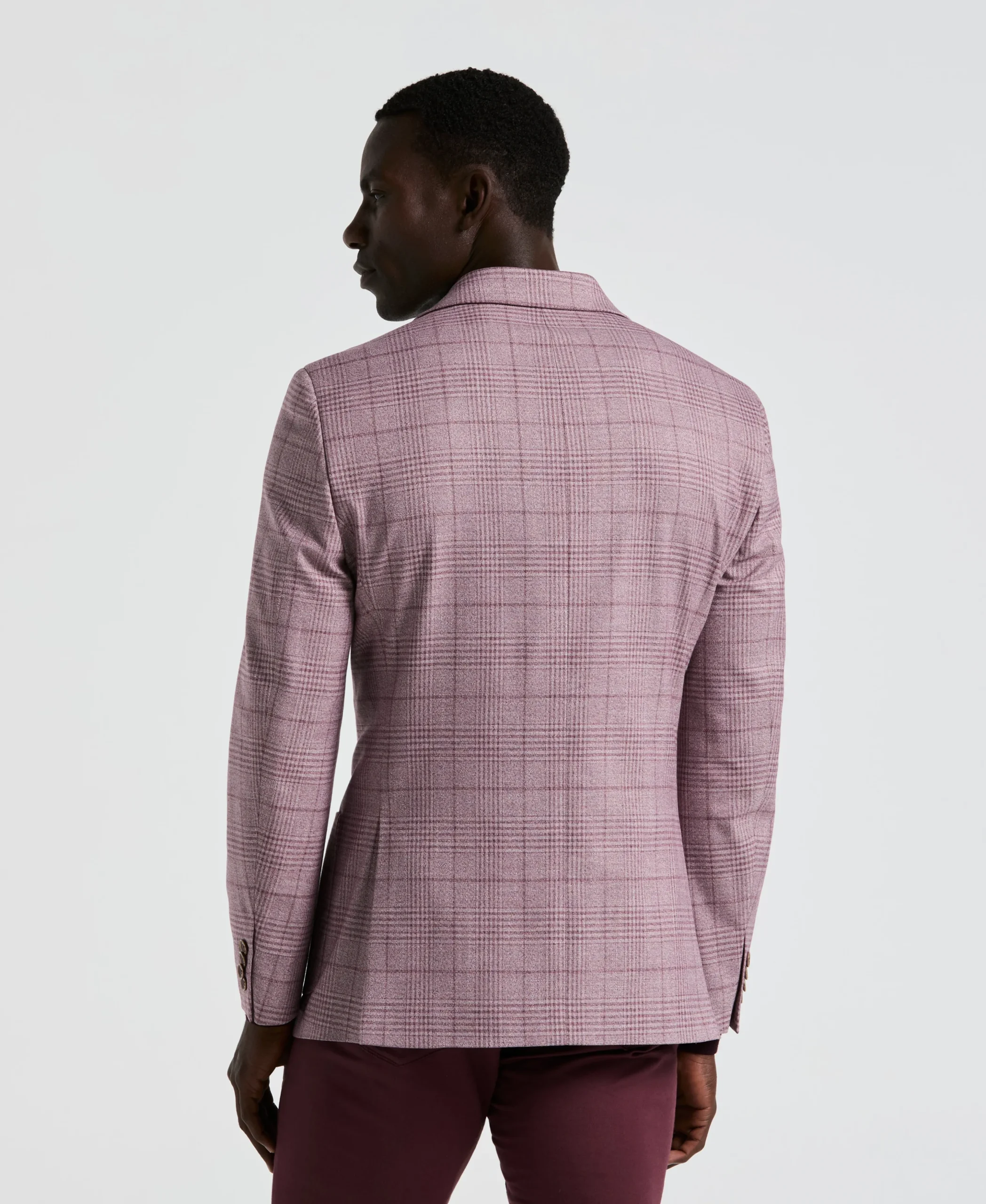 Plaid Print Sports Coat