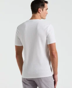Ribbed Crew Neck Tee