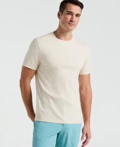 Ribbed Crew Neck Tee
