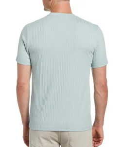 Ribbed Crew Neck Tee
