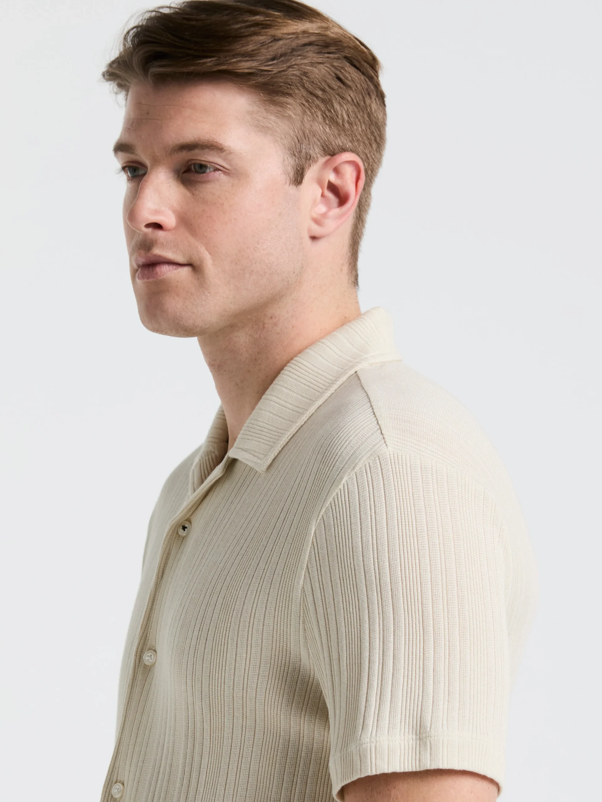 Ribbed Stripe Shirt