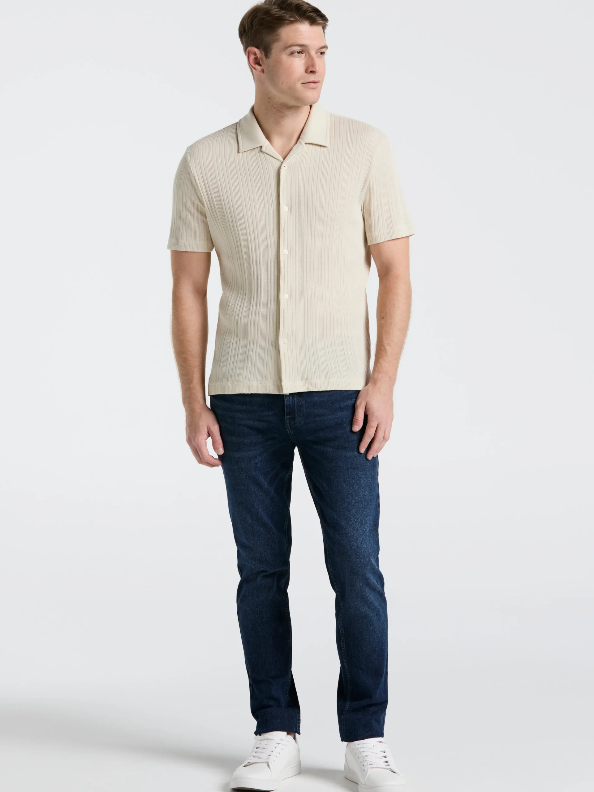 Ribbed Stripe Shirt