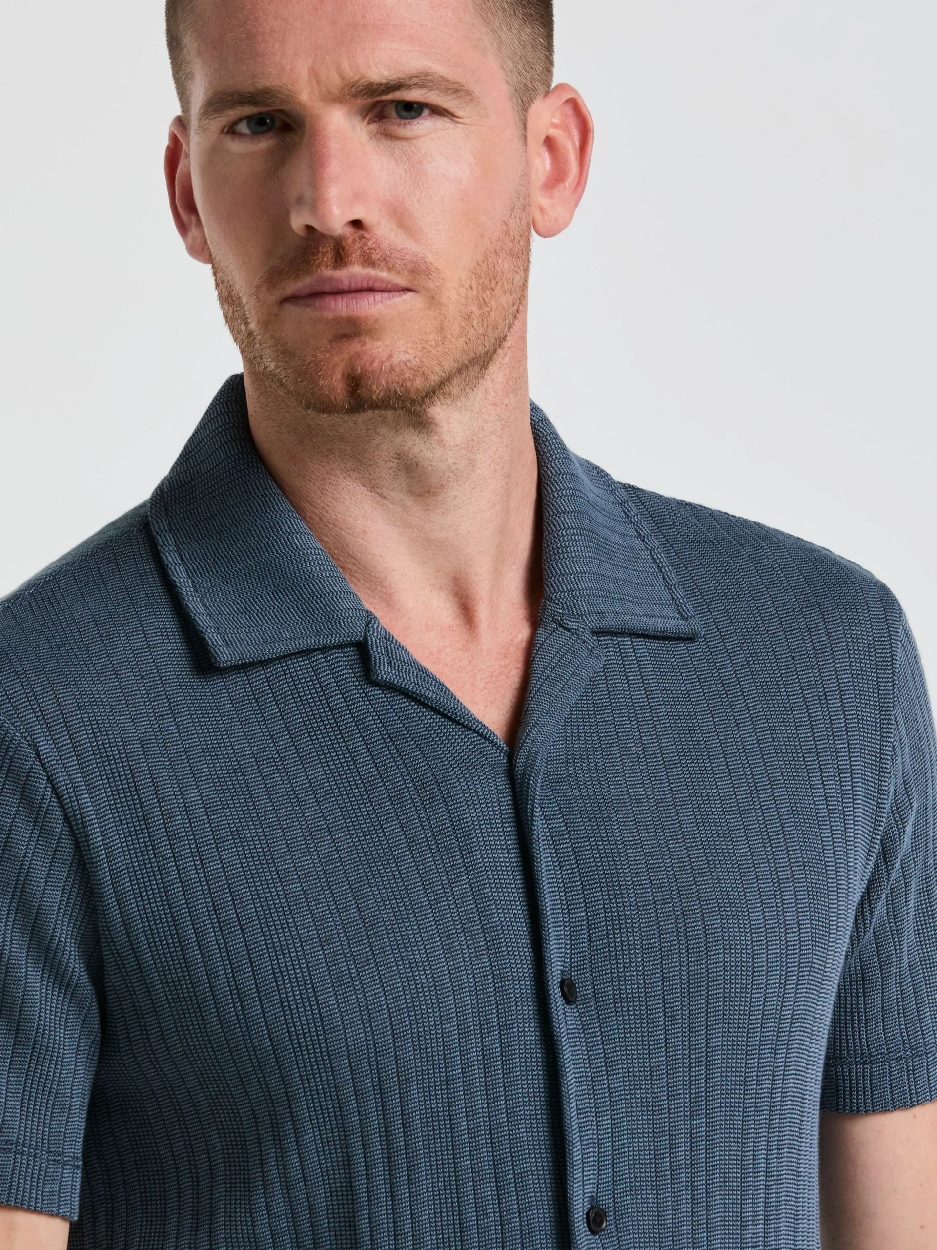 Ribbed Stripe Shirt