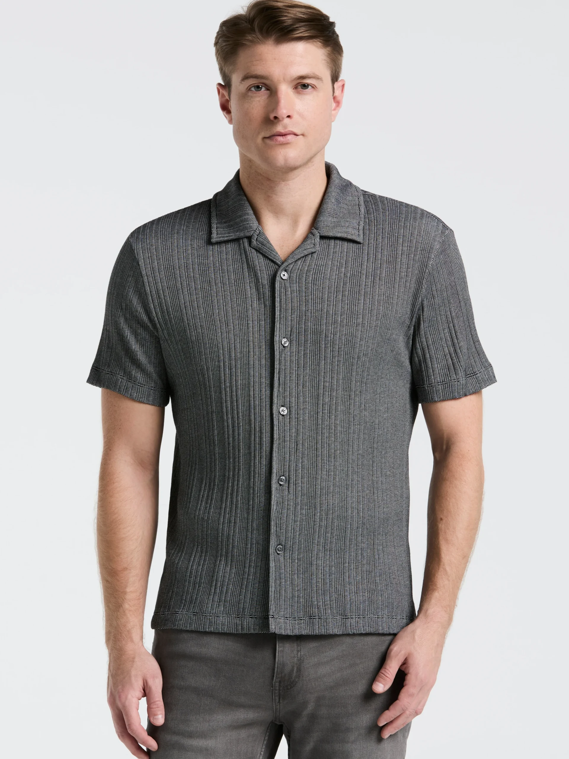 Ribbed Stripe Shirt