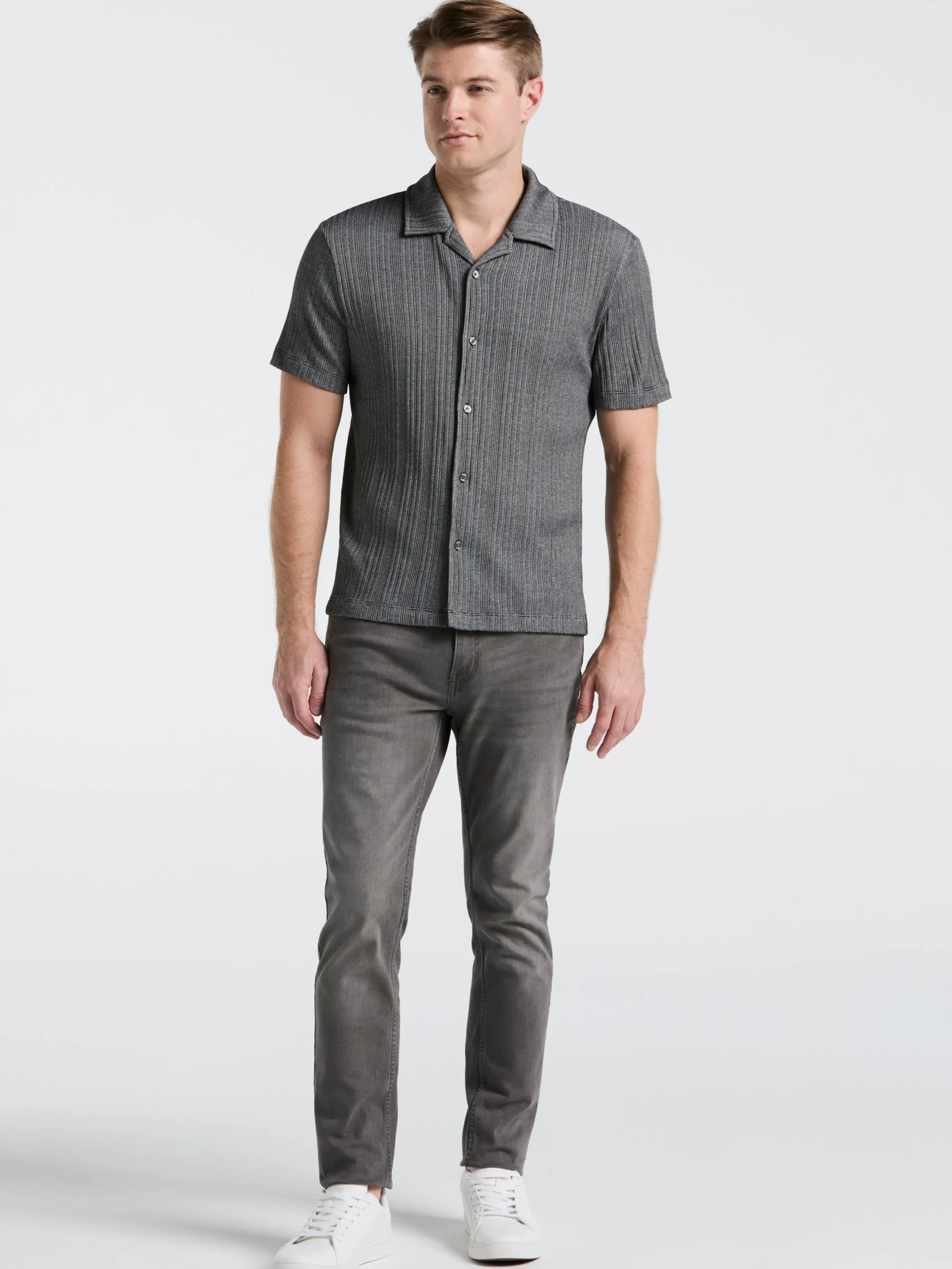 Ribbed Stripe Shirt