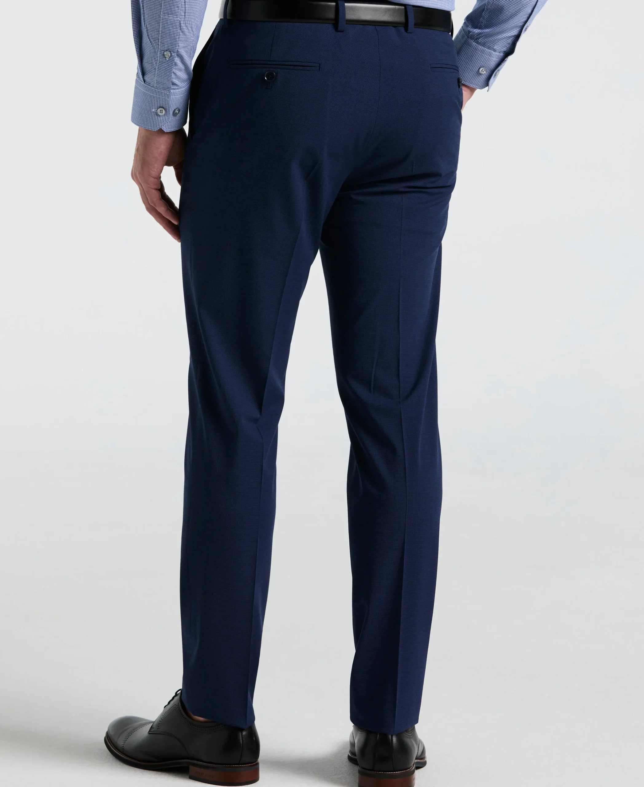 Skinny Fit Mini Houndstooth Suit Pant