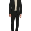 Slim Fit Black Tech Suit