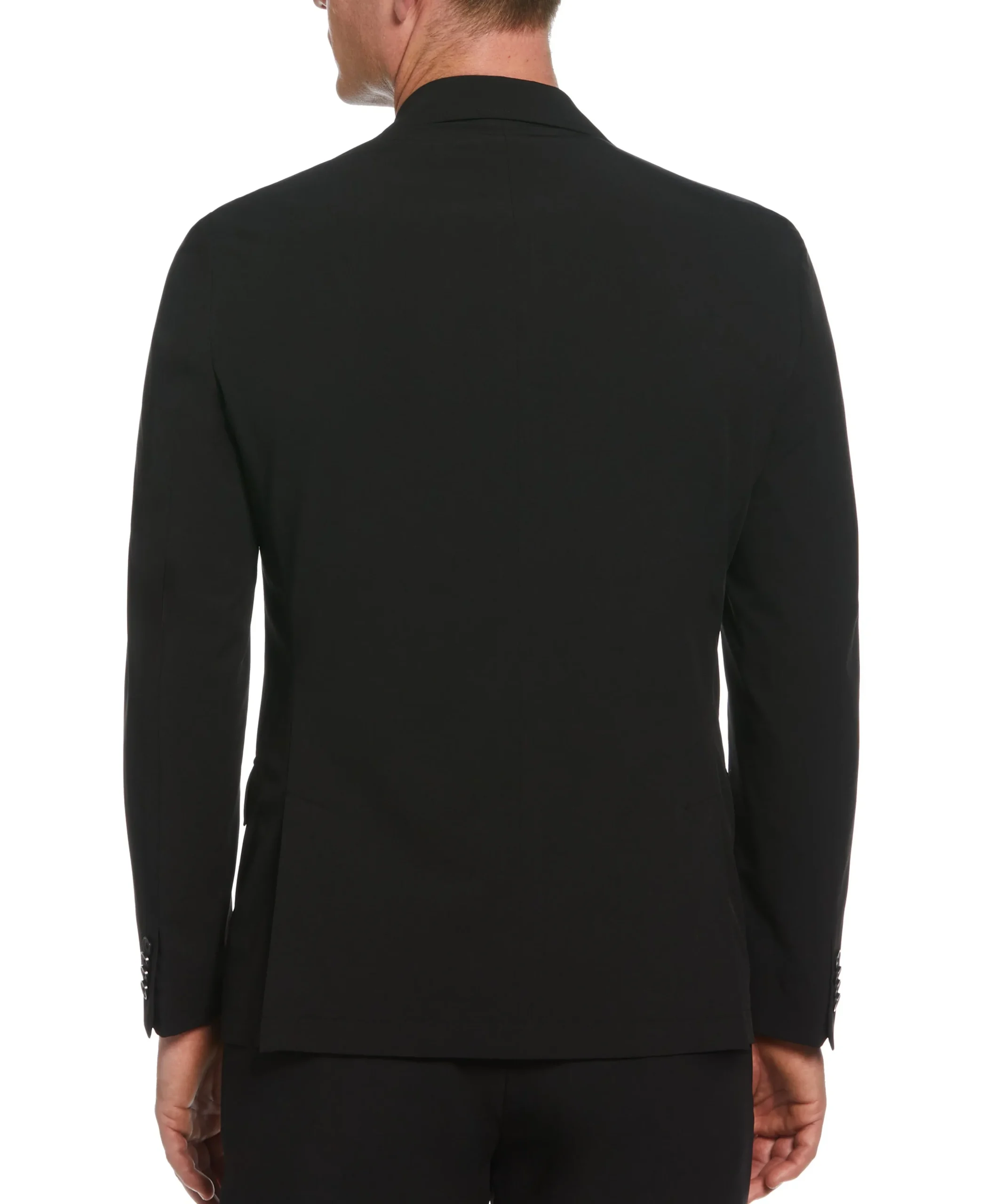 Slim Fit Black Tech Suit