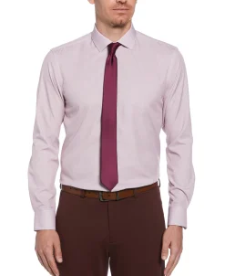 Slim Fit Button-Down Stretch Gingham Dress Shirt