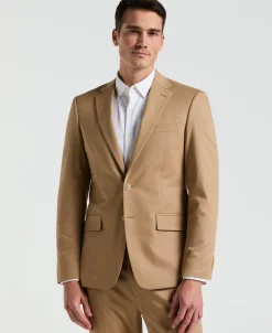 Slim Fit Cotton Blend Suit Jacket