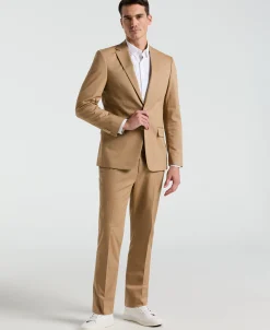 Slim Fit Cotton Blend Suit Jacket